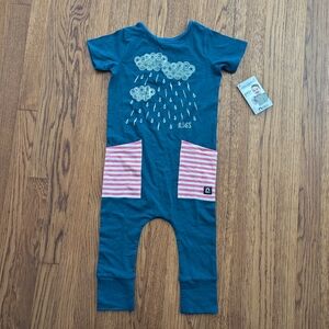 Rags Toddler Storm Cloud Romper / One Piece